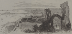 Hastings from Hastings Castle 1891
